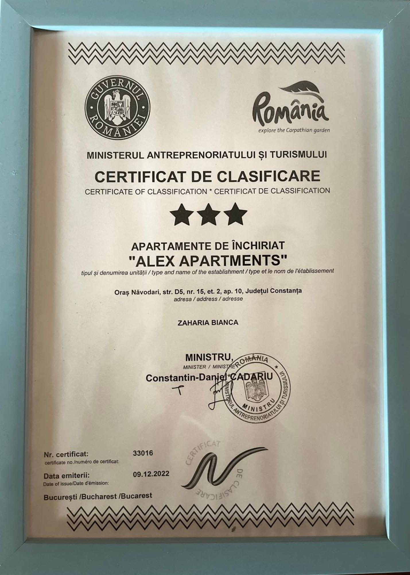 Alex Apartments Năvodari Exteriér fotografie